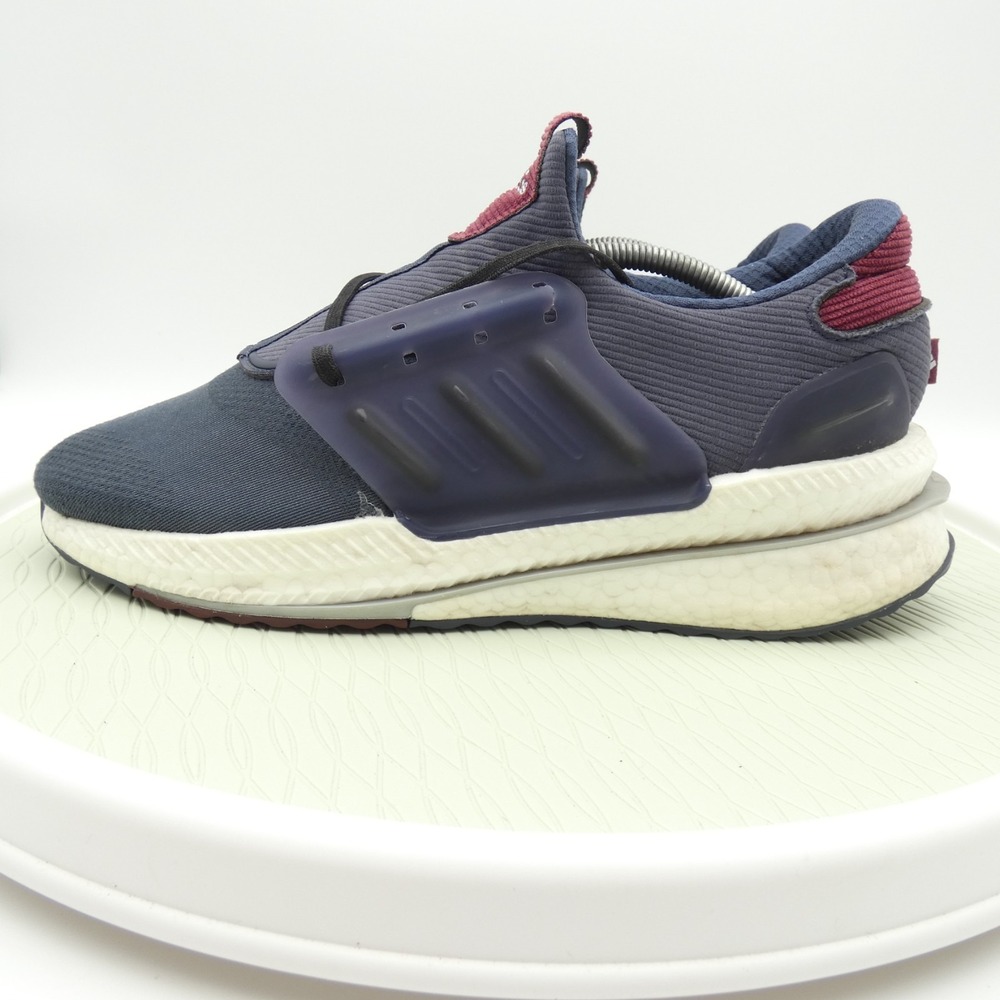 Adidas x_Plrboost Mens US 11 Running Shoes Gray Blue Lace Up Athletic Sneakers - Picture 3 of 10